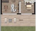 Living room, Kitchen, 2 bedrooms, 2 bathrooms, terrace
