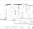 Floor plan, two bedrooms, living room, dining room, kitchen, balcony, bathroom, utility room