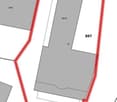 Floor plan layout, numbered areas, plot lines, area labels 63, 64A, 867A, 867, 21