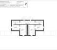 Floor plan of a single-family home with two bedrooms, two bathrooms, a technical room, and a laundry area.