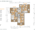 3 bedrooms, 3 bathrooms, balconies