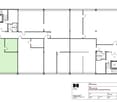 Main floor layout includes entrance hall, kitchen, dining area, living room, bedroom, and bathroom. An additional floor with a balcony and additional bedroom.