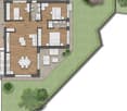living room, dining room, kitchen, 2 bedrooms, 2 bathrooms, terrace