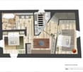 living room, kitchen, 2 bedrooms, 2 bathrooms, balcony
