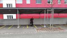Motorradplatz