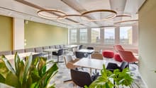 Einladende Gemeinschaftslounge, welche sich direkt neben dem Coffee Corner befindet.