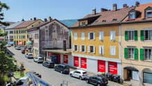 Vue sur le bâtiment - Rue Centrale