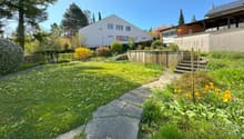 Gartenansicht leicht erhöht