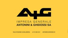 Company logo for Antonini & Ghidossi SA, with contact information.