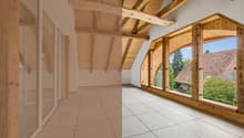 Loggia im Dachgeschoss