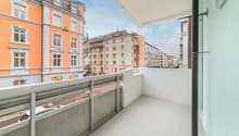 Balcony, view of the city