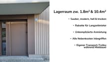 Storage room with 1.8m2 and 10.4m2