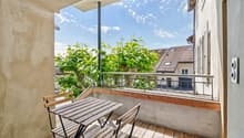 / Balcon avec vue pittoresque