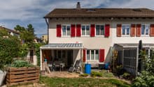 Sitzplatz mit Garten