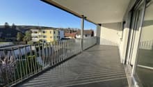 Balkon mit Abendsonne