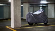 Motorradabstellplatz