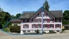 Aussenansicht Wohnhaus und Stickereilokal