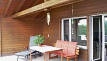 überdachte Terrasse