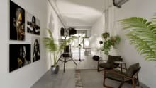 Studio mit Teeküche