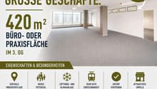 420m2 Büro- oder Praxisraum im 3.OG
