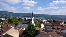 Aussicht vom Balkon