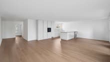 Küche + Wohnzimmer