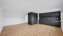 Küche + Wohnzimmer