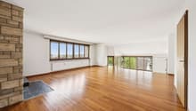 Wohnzimmer mit Cheminée