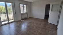 wooden floor, radiator, sliding glass door, open door