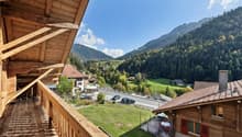 Balcon avec vue sur le col du Jaun