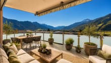 Balkon mit Aussicht