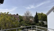 sonnige Terrasse
