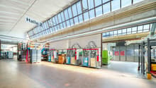 Shedhalle Anlieferung