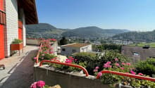 Terrasse mit traumhafter Weitsicht. Hier will ich wohnen!