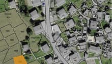 Property Map with several lots marked and numbered, each with a different size and shape