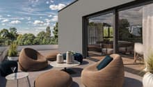 Terrasse Attika Visualisierung
