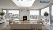 Wohnbereich KI-Visualisierung / Living Area AI Visualization