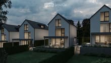 4 story house, modern style, terrace, garage, garden
