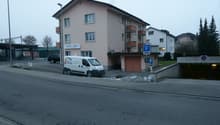 Sicht Richtung Bahnhof