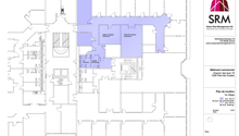 Dining room, kitchen, 2 bedrooms, 2 bathrooms, common areas