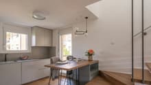 Cucina con zona colazione
