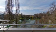 Terrasse mit Blick auf den Stadtweiher Arbon