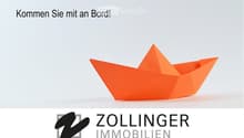 Papier Schiff mit Banner