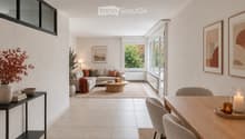 Wohn- und Esszimmer virtuell möbliert