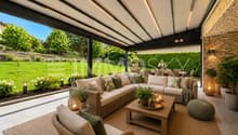 Agréable pergola pour vos soirées d'été