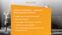 Zeitlose Schönheit  moderne Wohnung mit viel Platz