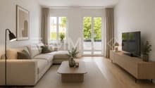 Lichtdurchflutetes Wohnzimmer für gemütliche Abende