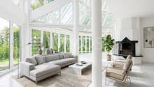Gemütliches Wohnzimmer mit Cheminée