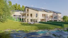 Idyllischer Neubau mit Anteil am Bachlauf