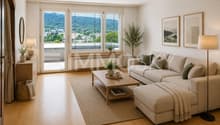 Grosszügiges und helles Wohnzimmer